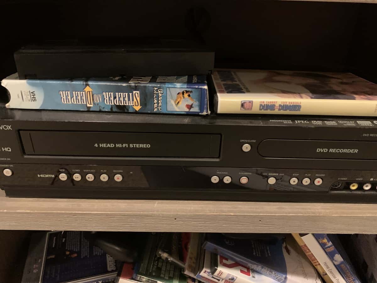 vhs dvd player and recorder