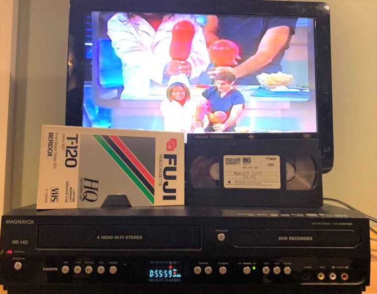 VHS to DVD Recorder Combo